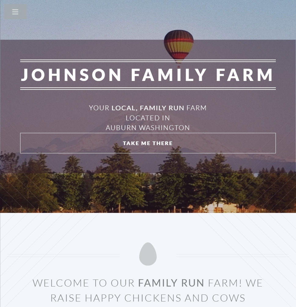 A nicely done farm website